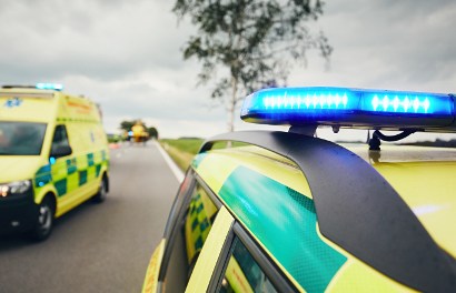 Patient transport vehicle attacked in Luton