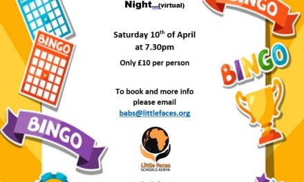What’s On: Virtual Charity Bingo Night for Little Faces Schools in Kenya