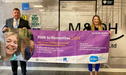 Charity Sue Ryder calls on people in Bedfordshire to Walk to Remember this October